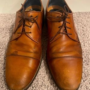 Cole Haan Grand.OS Lenox Hill Cap Toe Oxfords Men's Size 8M C11632 Brown Tan